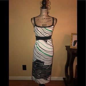 New never worn. Green, White & Black Maxi …